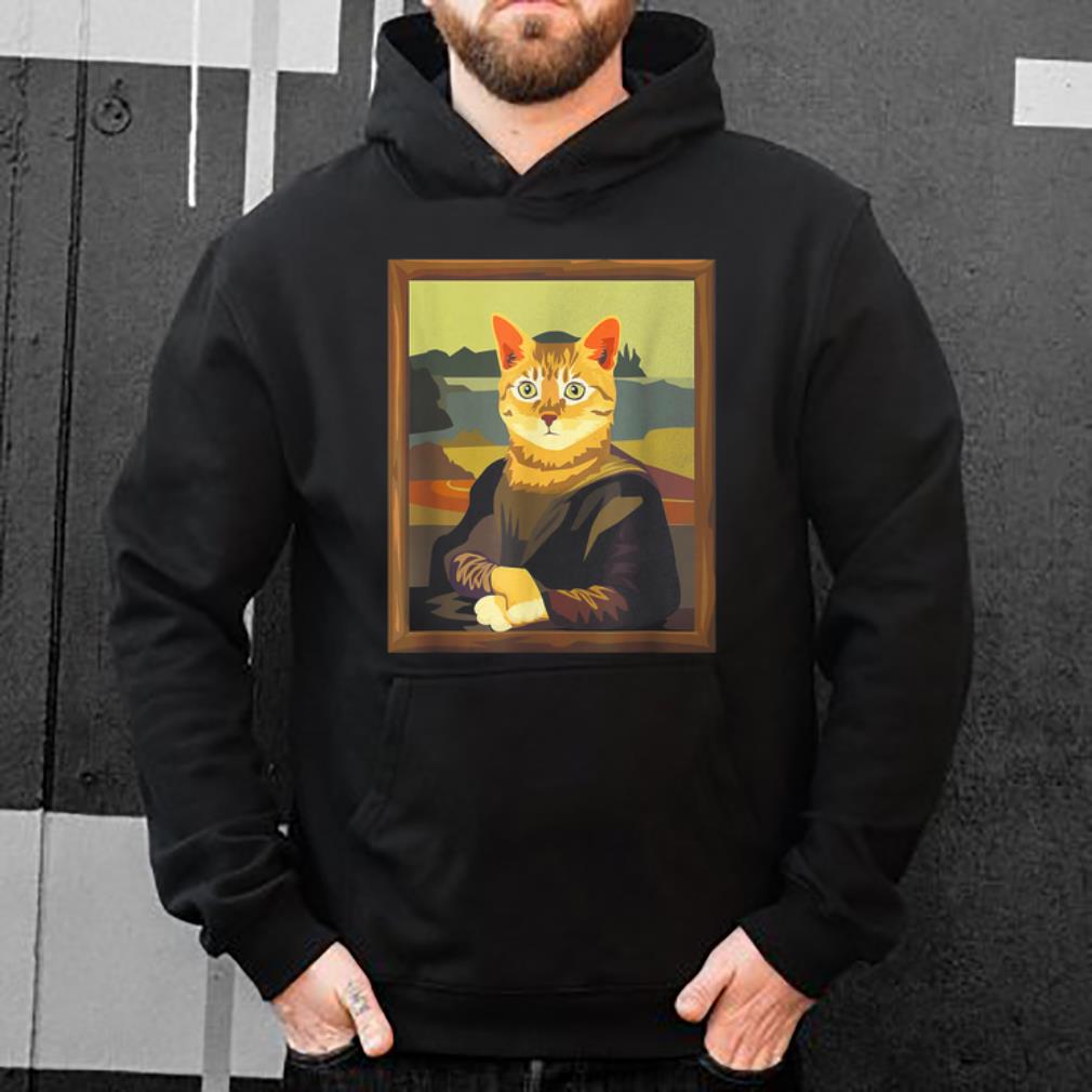 Beautiful Meowna Mona Lisa Art Cat Parody Cat Lovers shirt