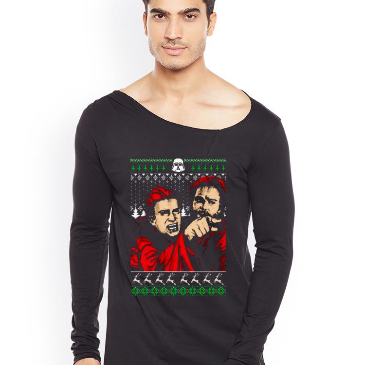 Beautiful The Mandalorian Mashup Woman Yelling at a cat ugly Christmas shirt
