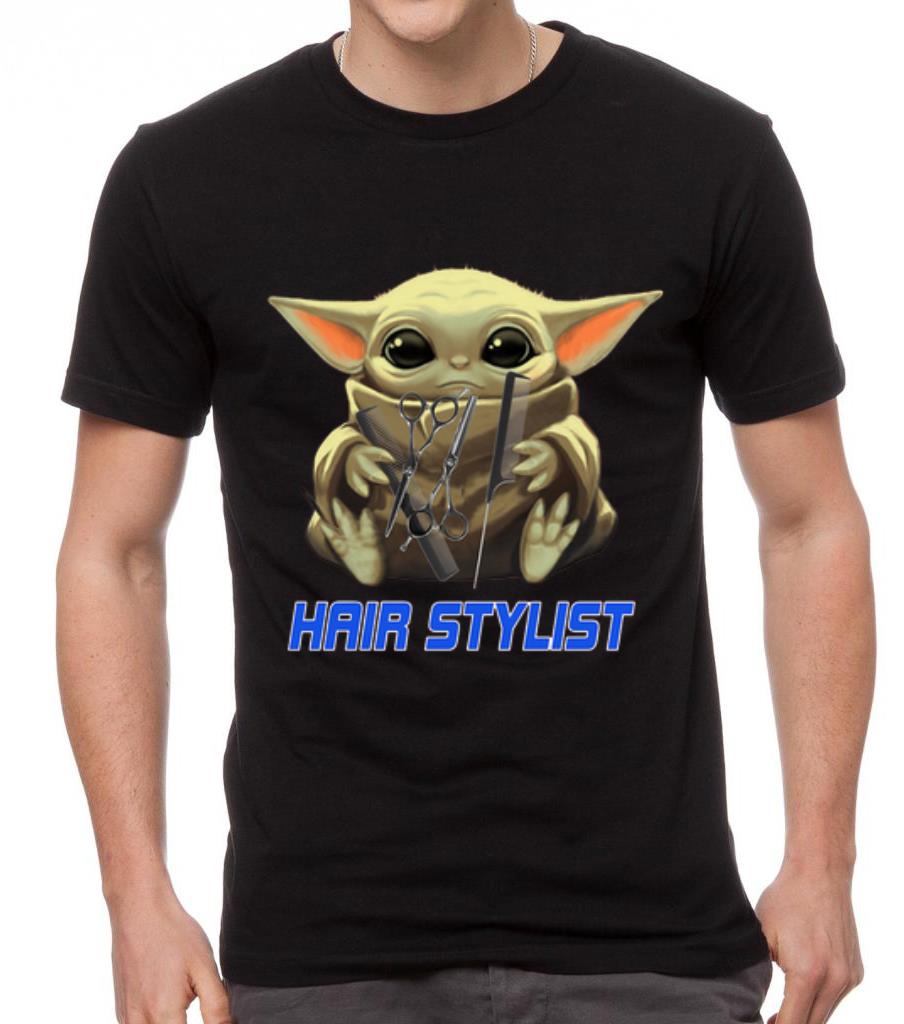 Funny Baby Yoda Hug Hair Stylist shirt 2 Funny Baby Yoda Hug Hair Stylist shirt 2