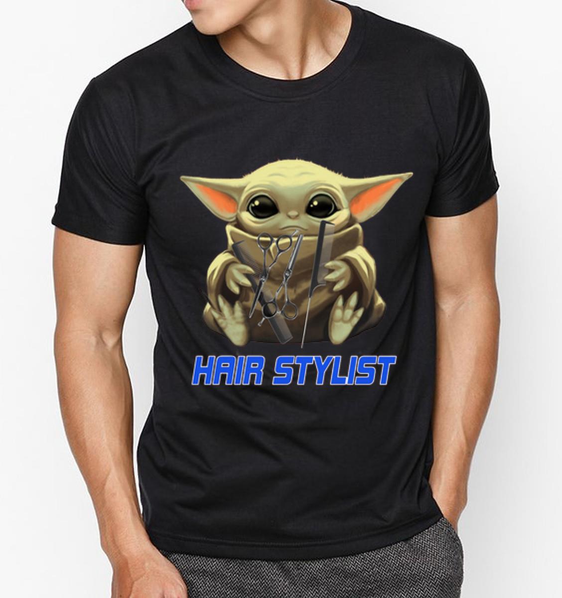 Funny Baby Yoda Hug Hair Stylist shirt 3 Funny Baby Yoda Hug Hair Stylist shirt 3