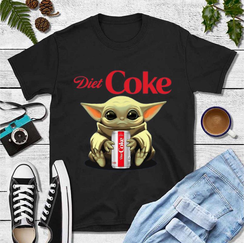 Great Baby Yoda hug Diet Coke shirt