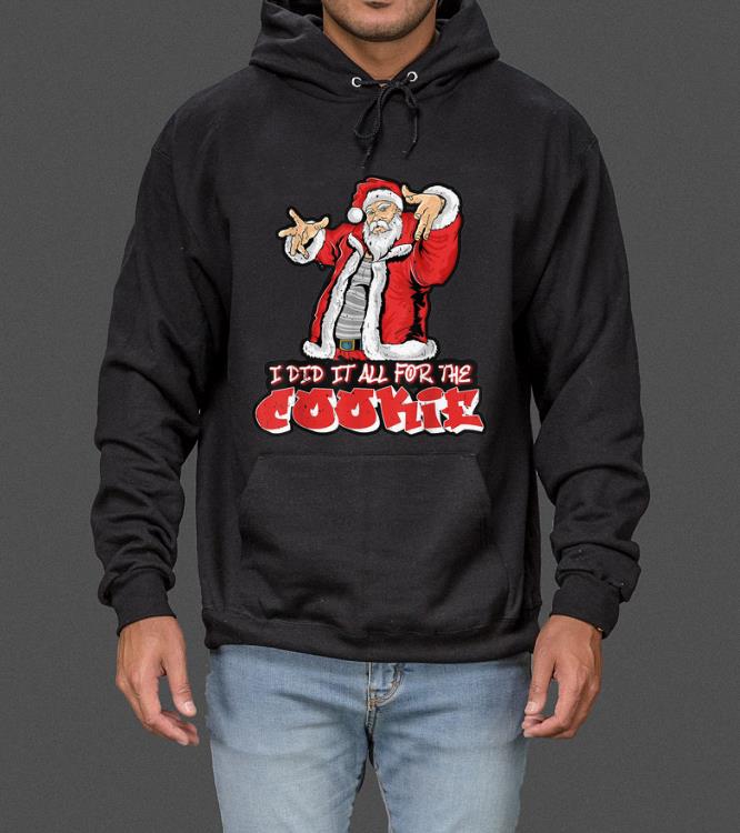 Great Mens Womens All For The Cookie Funny Santa Funny Christmas sweater