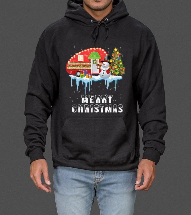 Happy Camper Christmas Funny Camping Christmas Pajamas sweater