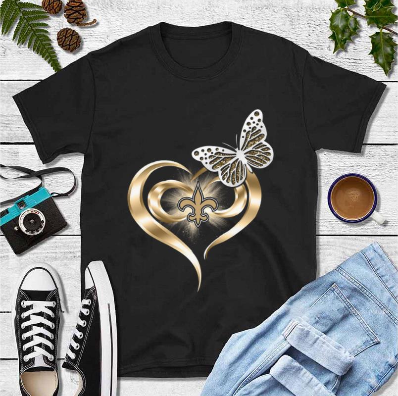 Hot Butterfly Love New Orleans Saints shirt