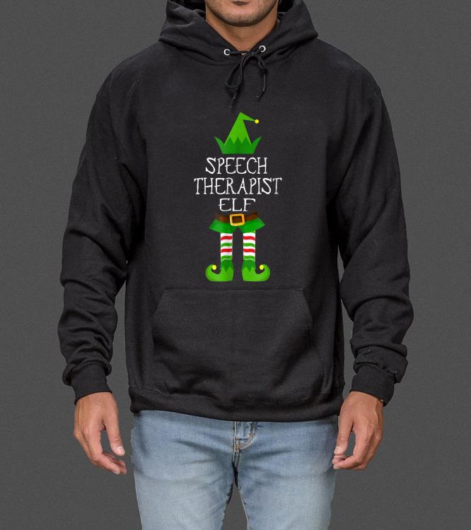 Hot I'm The Speech Therapist Elf Matching Christmas sweater