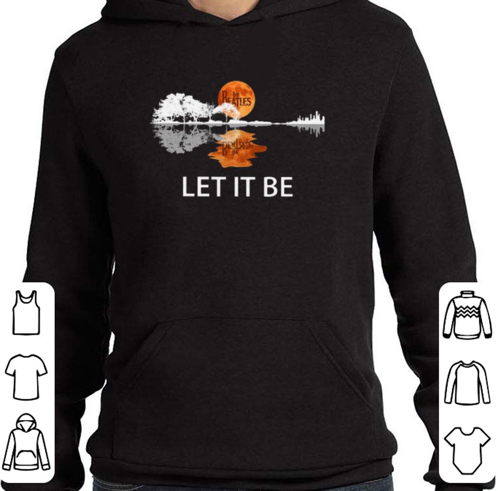 Moon The Beatles let it be guitar lake shirt