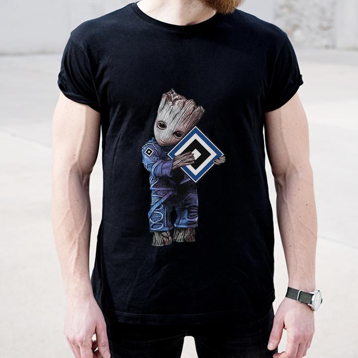 Nice Baby Groot hug Hamburger SV shirt