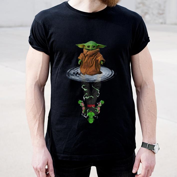 Nice Baby Yoda And Piccolo Water Reflection shirt