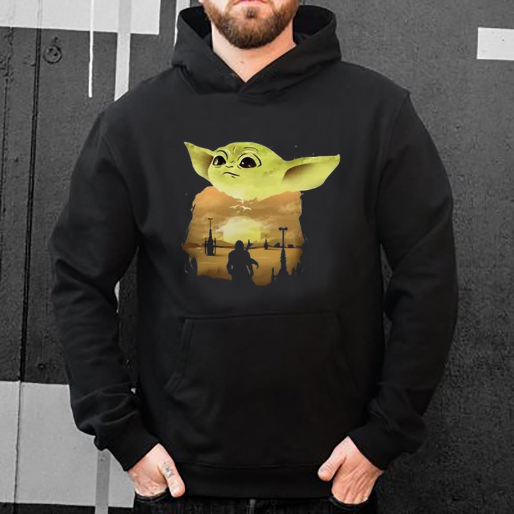 Nice Baby Yoda Sunset shirt