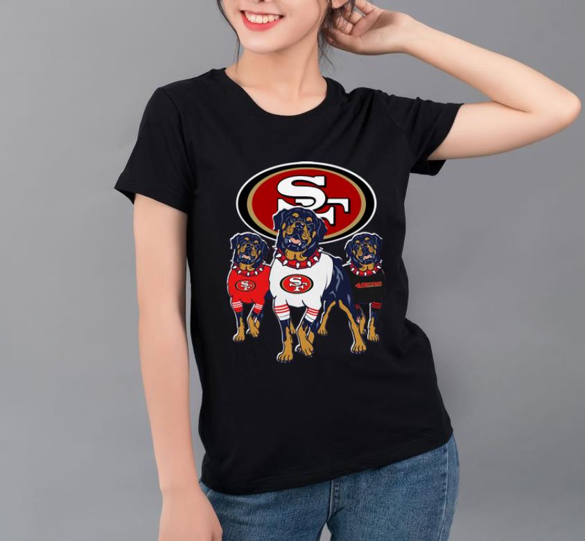 Nice Rottweiler San Francisco 49ers shirt