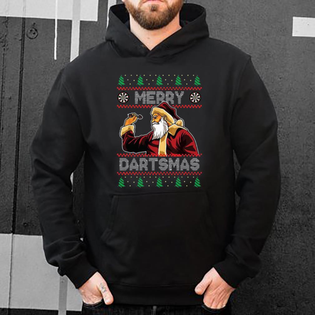 Nice Santa Plays Darts Merry Dartsmas Ugly Christmas shirt