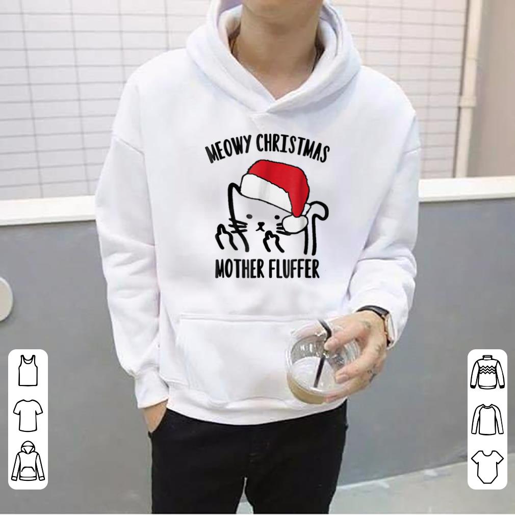 Nice meowy christmas mother fluffer sweater