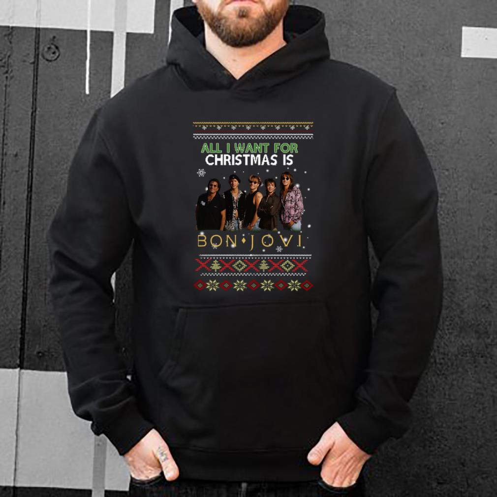 Official All I want for Christmas is Bon Jovi ugly shirt
