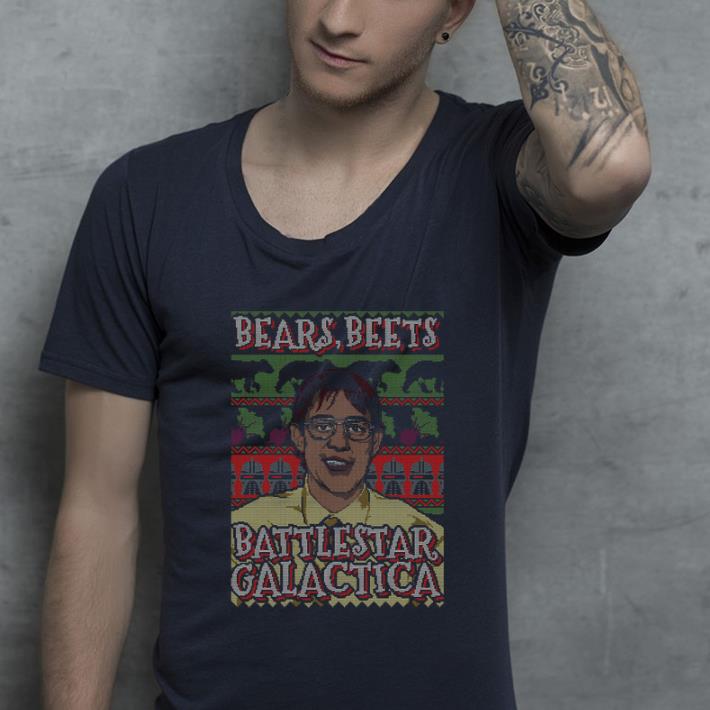 Official Bears Beets Battlestar Galactica Ugly Christmas shirt