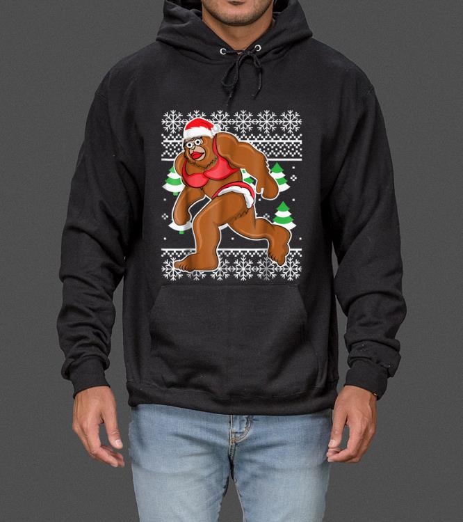 Official Bigfoot Bikini Ugly Christmas Sweater sweater