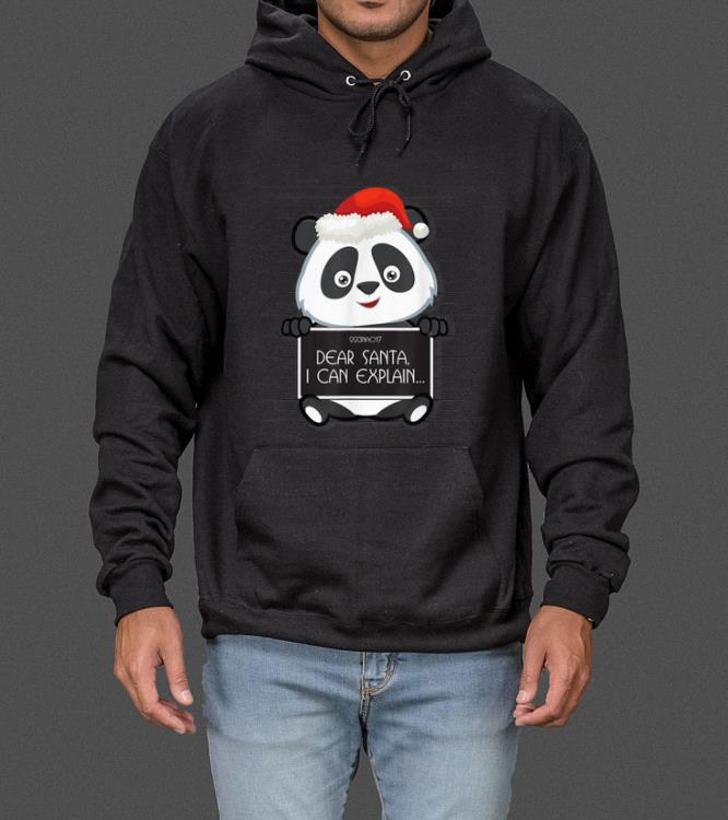 Official Panda Dear Santa I can Explain Christmas gift sweater