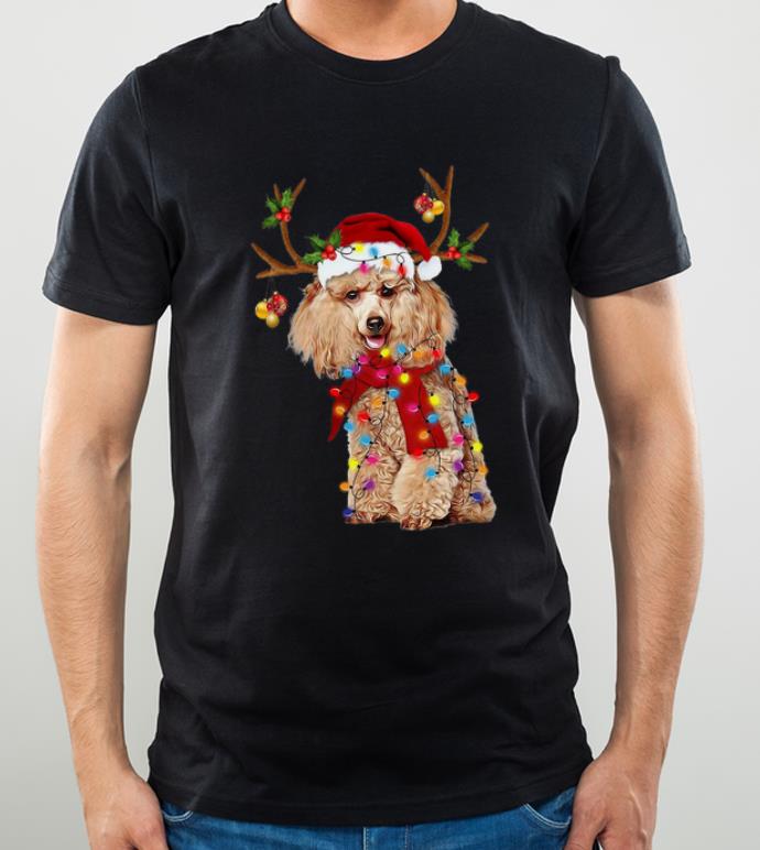 Official Poodle Gorgeous Reindeer Christmas shirt