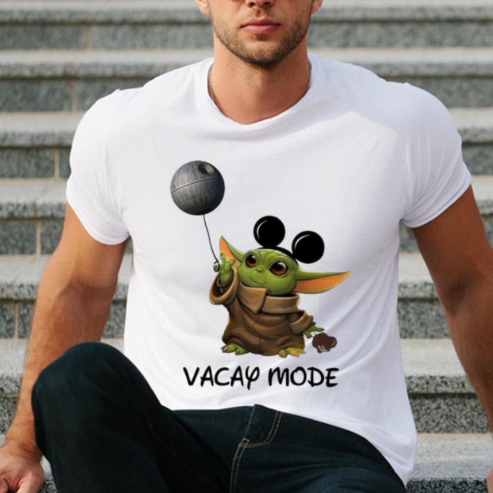 Official Star Wars Baby Yoda Mickey Mouse Vacay Mode shirt