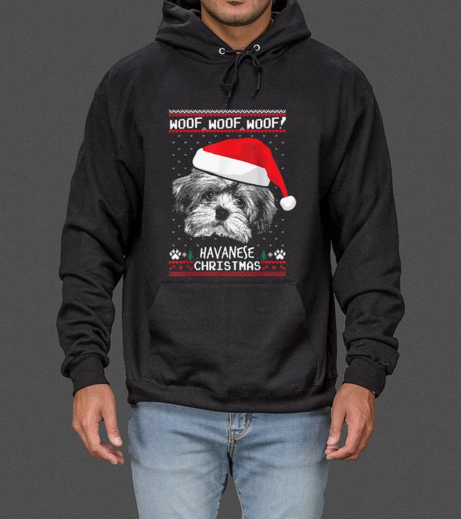 Official Woof Havanese Christmas Funny Xmas sweater