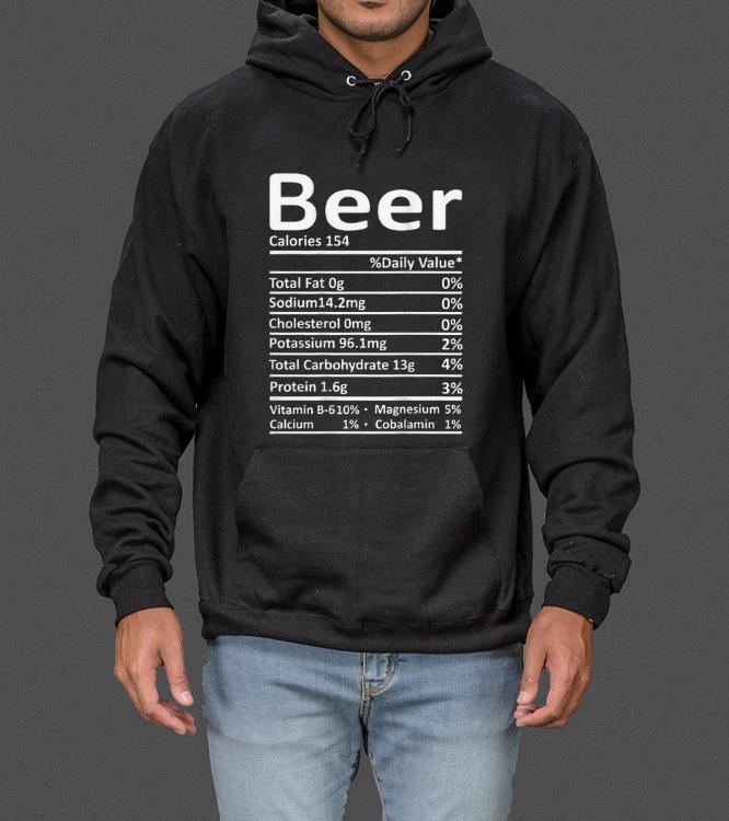Original Beer Nutrition Funny Thanksgiving Costume Food Christmas sweater