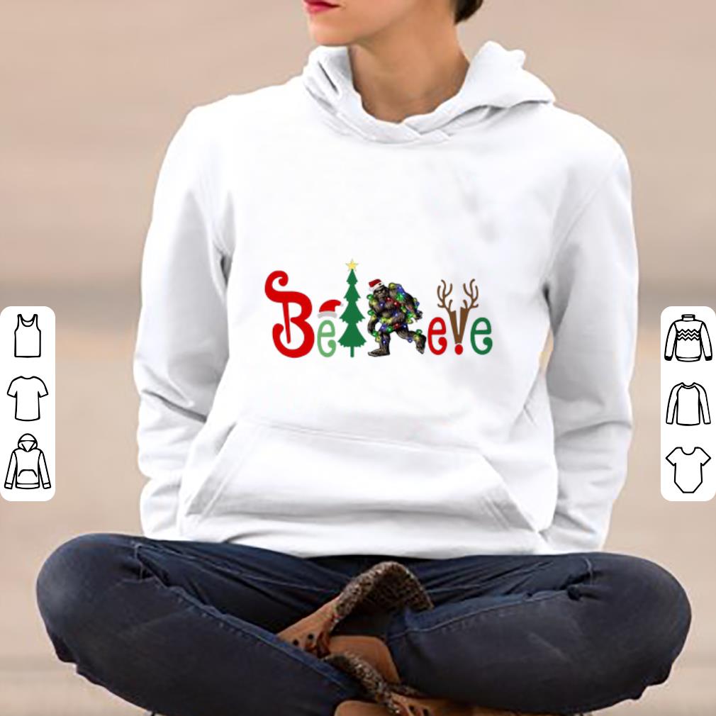 Original Bigfoot Believe Christmas shirt