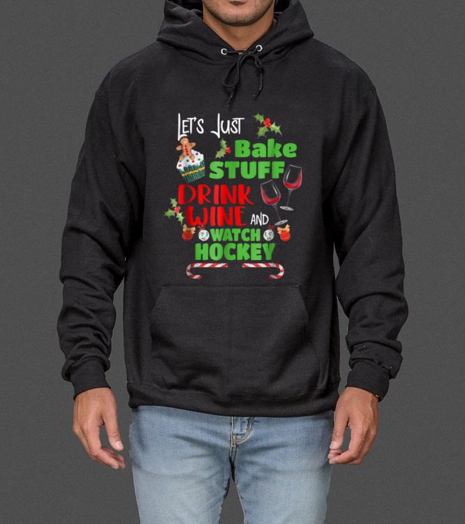 Original Christmas Hockey Moms Wine Baking Holiday Pajamas sweater