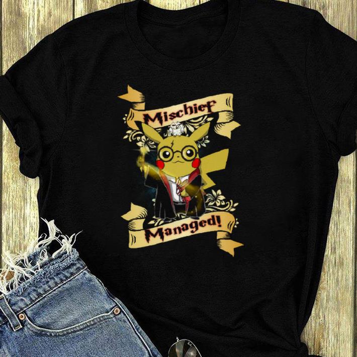 Original Harry Potter Pikachu Mischief Managed shirt