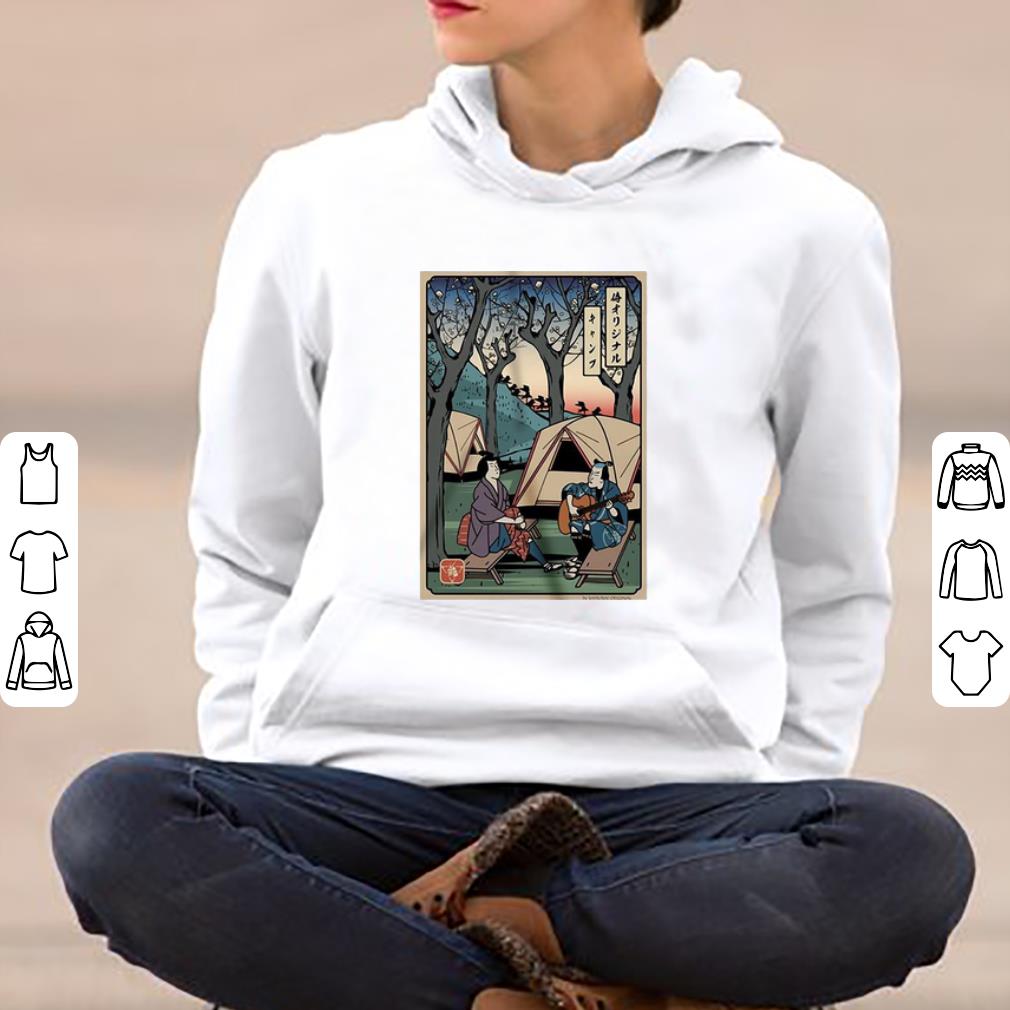 Original Samurai Camping Play Guitar shirt