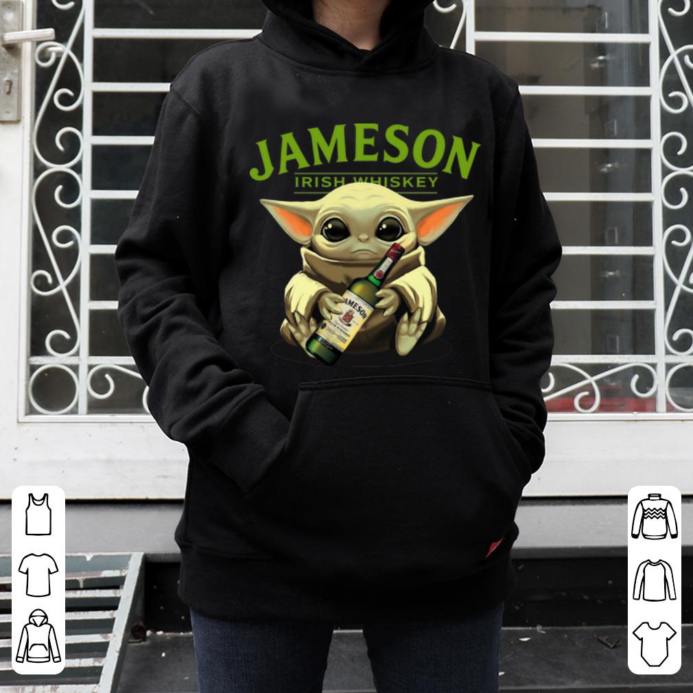 Premium Baby Yoda Hug Jameson Irish Whiskey shirt