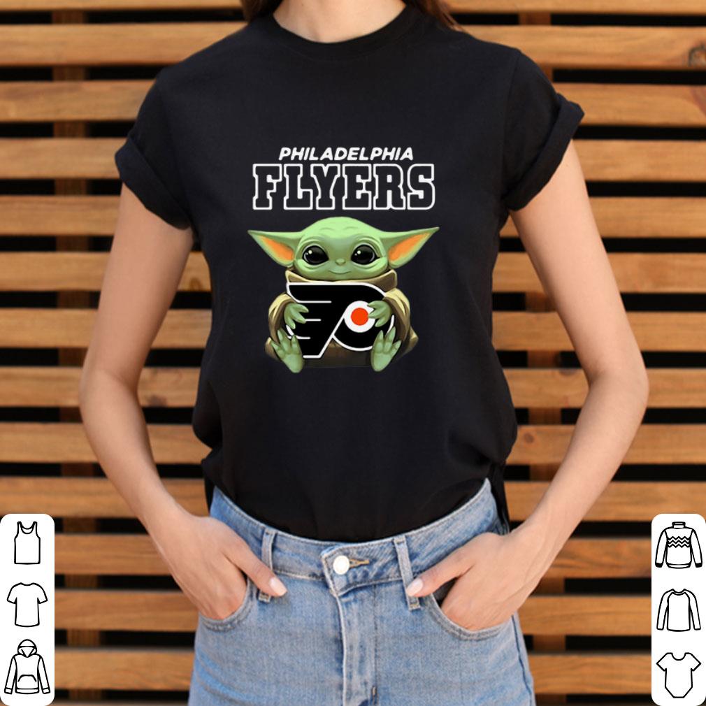 Premium Baby Yoda Hug Philadelphia Flyers Star Wars Mandalorian shirt 3 Premium Baby Yoda Hug Philadelphia Flyers Star Wars Mandalorian shirt 3