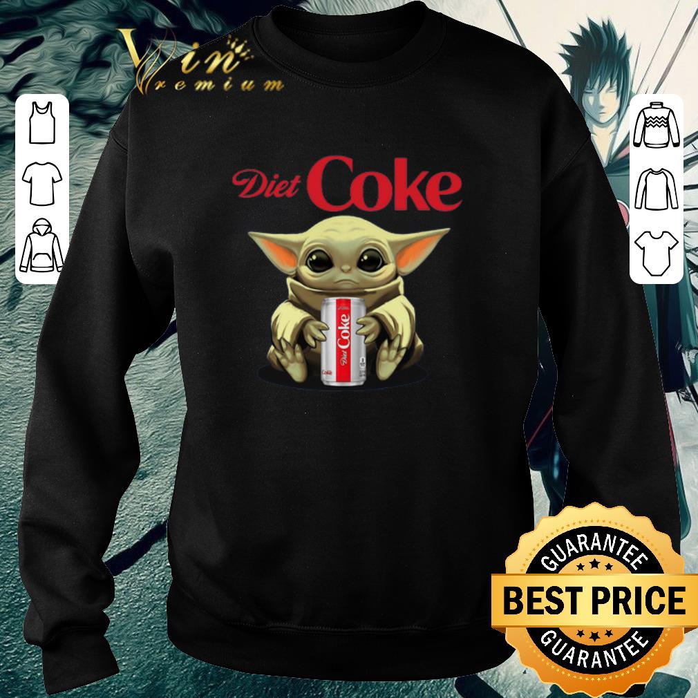 Premium Baby Yoda hug Diet Coke Star Wars Mandalorian shirt