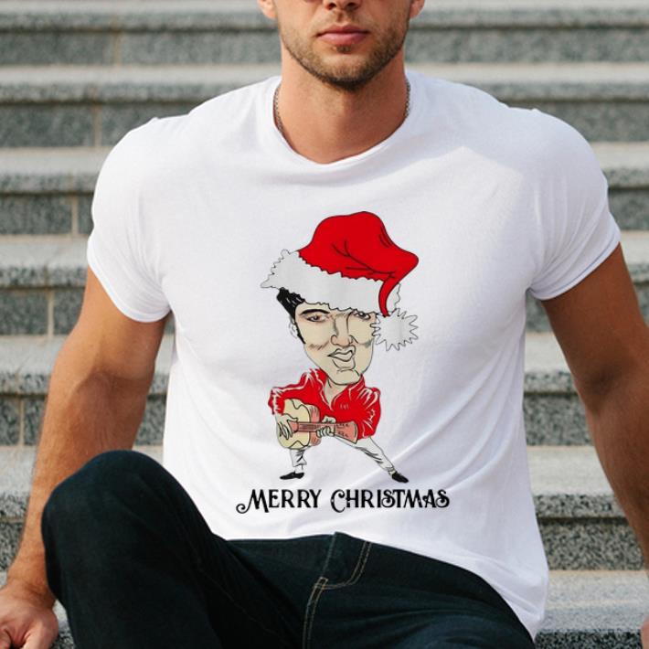 Premium Merry Christmas Elvis Presley Santa Guitar shirt