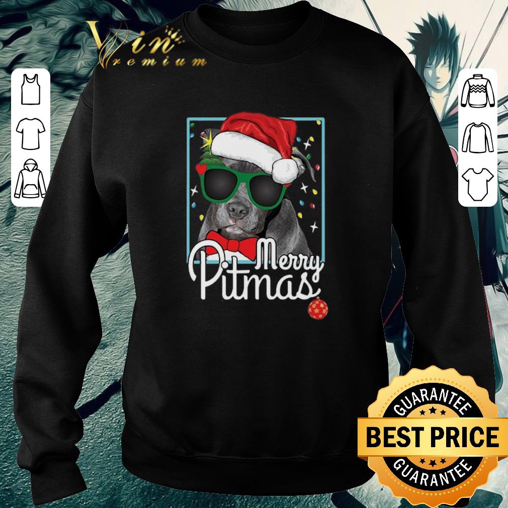 Premium Pit Bull Santa merry Pitmas Christmas shirt 6 Premium Pit Bull Santa merry Pitmas Christmas shirt
