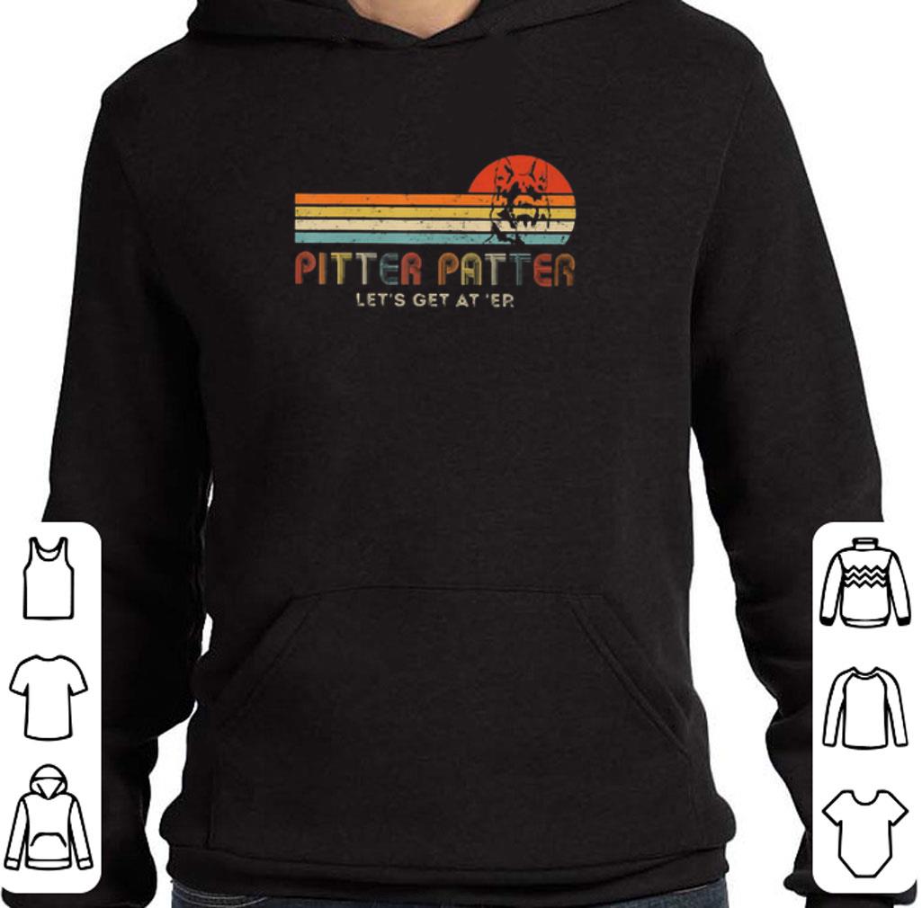 Premium Pitter Patter Let's Get At Er Vintage German Shepherd shirt