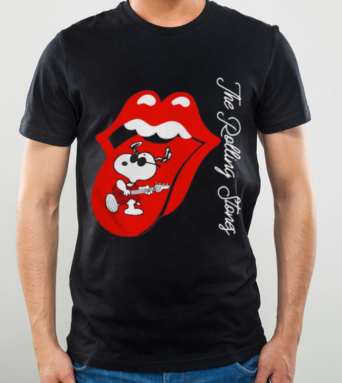 Premium The Rolling Stones Snoopy The Peanuts shirt