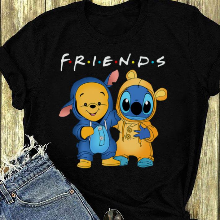 Premium the pooh and stich friends shirt