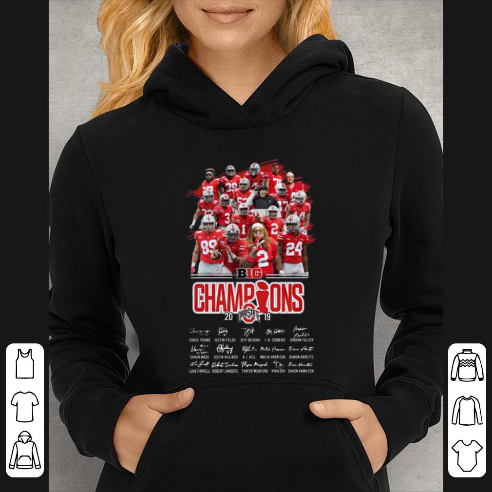 Pretty Ohio State Buckeyes Players Big Champions 2019 Signatures shirt