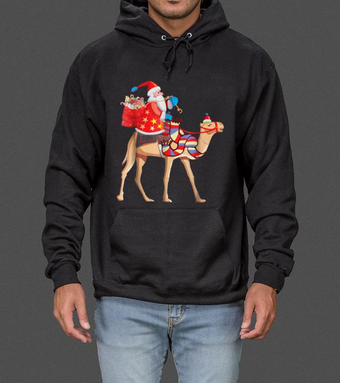 Pretty Santa Riding Camel Christmas Funny Christmas Camel sweater