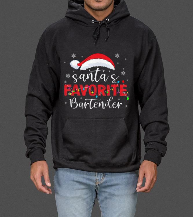 Pretty Santa's Favorite Bartender sweater