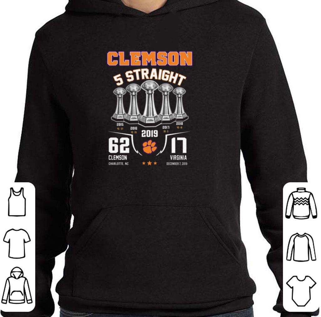 Top Clemson Tigers 5 Straight 2019 62 17 Clemson Virginia shirt 6 Top Clemson Tigers 5 Straight 2019 62 17 Clemson Virginia shirt