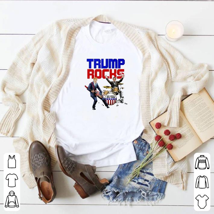 Top Donald Trump Rocks make America great again shirt