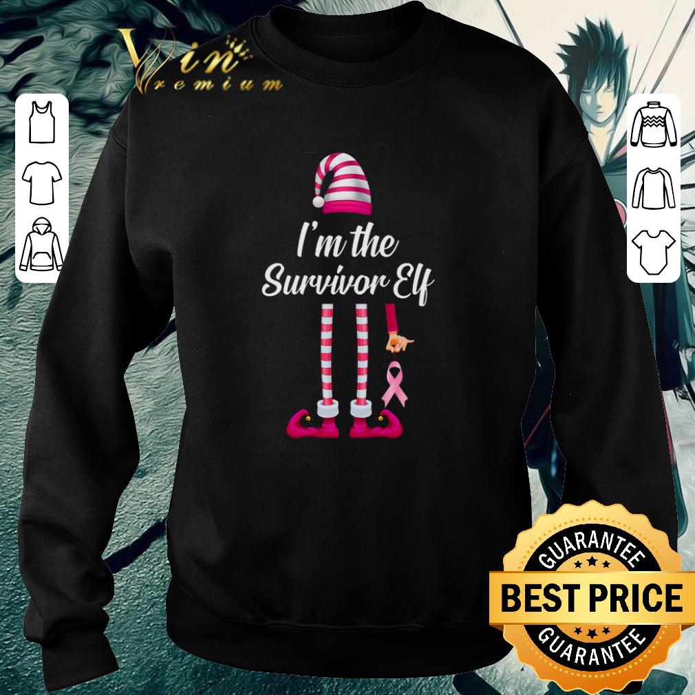 Top Elf I'm the survivor ey Breast Cancer Awareness shirt