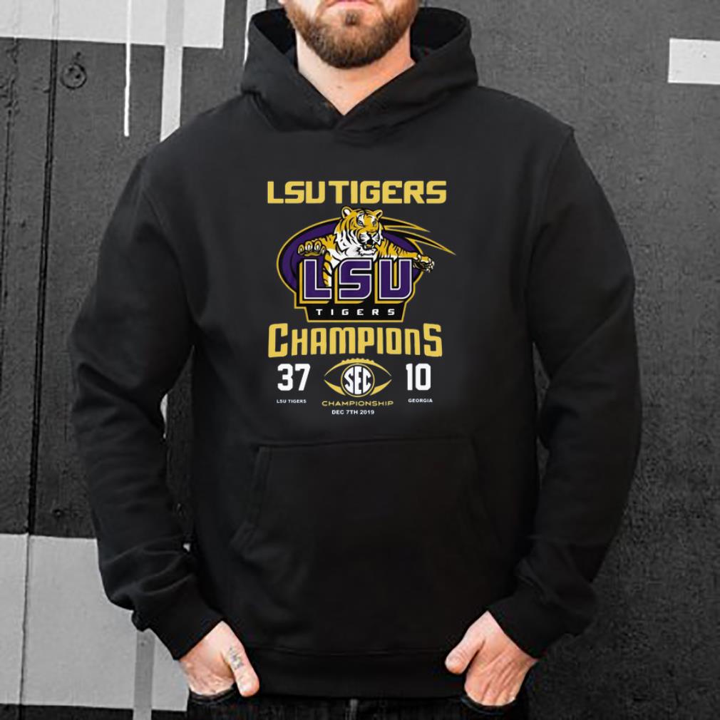 Top Lsu Tigers Champions 37 – 10 Georgia Bulldogs shirt