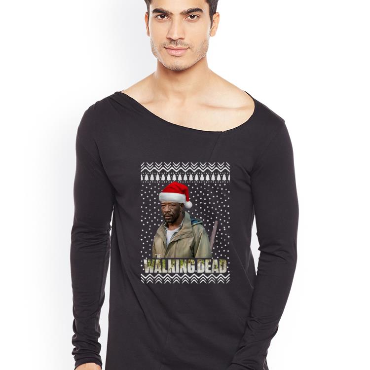 Top Morgan Jones Santa The Walking Dead Ugly Christmas shirt