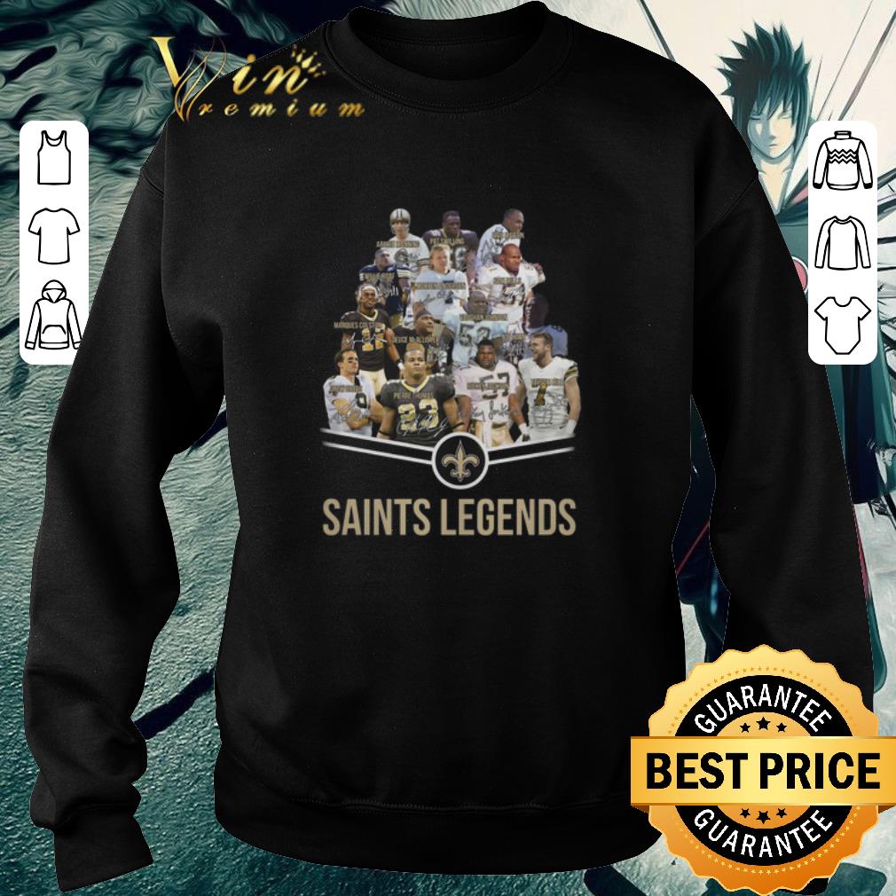 Top New Orleans Saints Logo Saints legends all signature shirt 6 Top New Orleans Saints Logo Saints legends all signature shirt