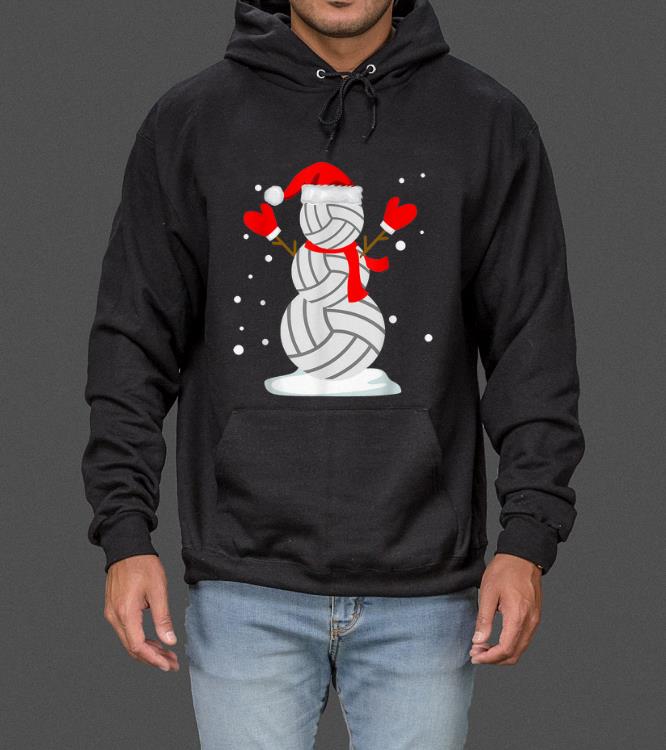 Top Volleyball Snowman Funny Christmas Shirts sweater