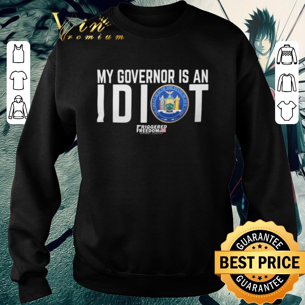 Awesome My governor is an idiot The Great Seal of The State Of New York shirt