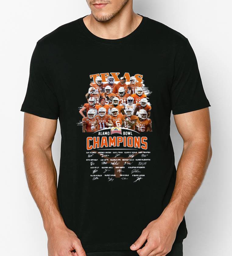 Awesome Texas Alamo Bowl Champions Signature shirt