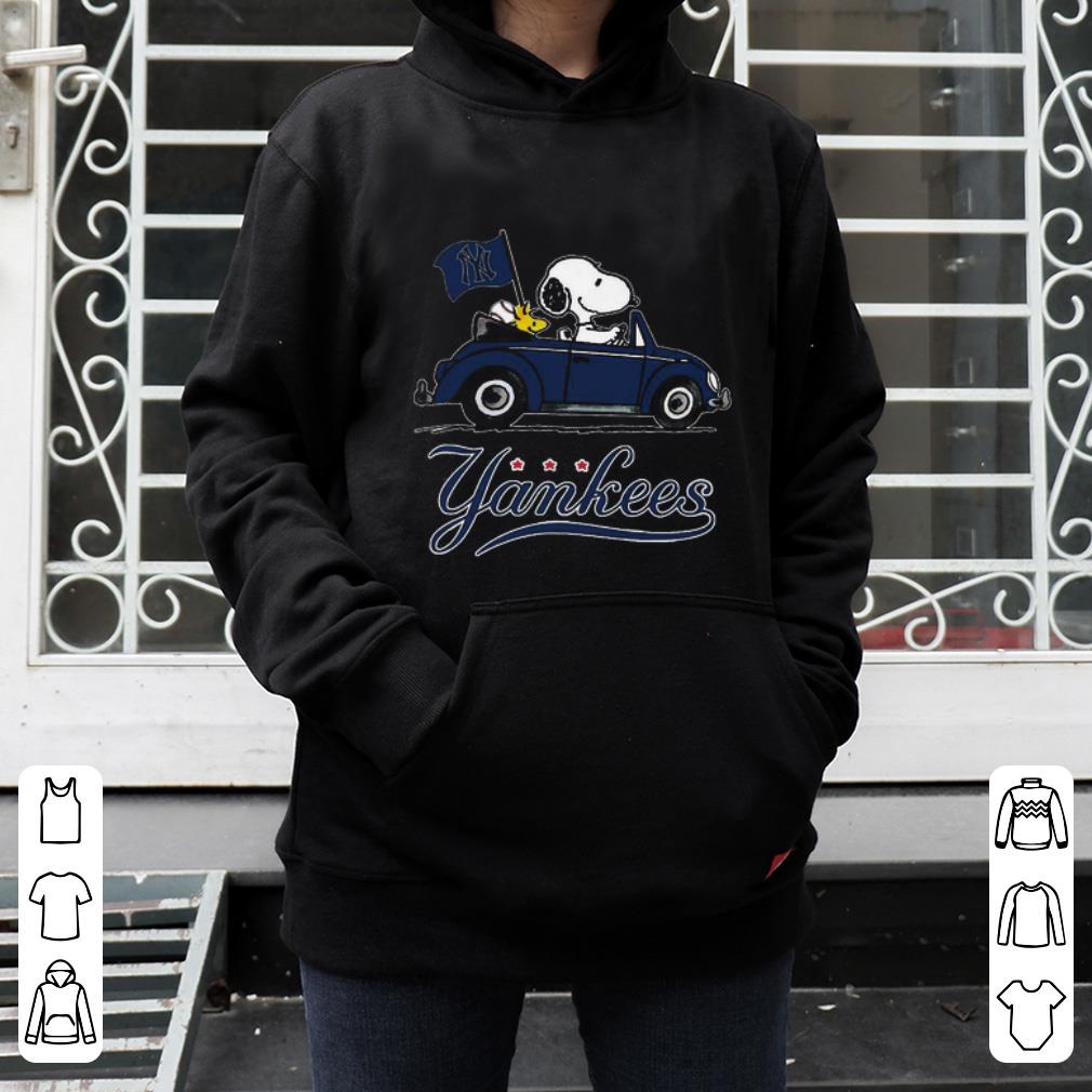 Great Snoopy Driving Volkswagen New York Yankees shirt
