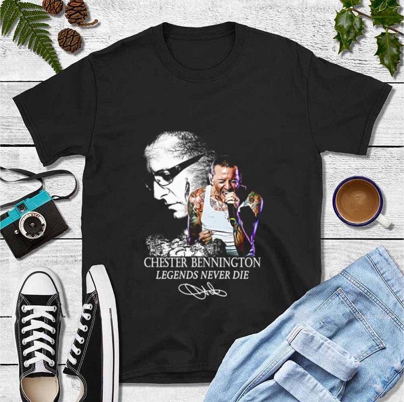 Hot Chester Bennington Legends Never Die Signatures shirt